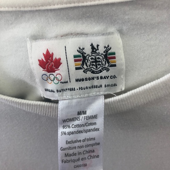 Vancouver 2010 Olympics T-shirt Hudson's Bay, Sz M - Picture 4 of 5